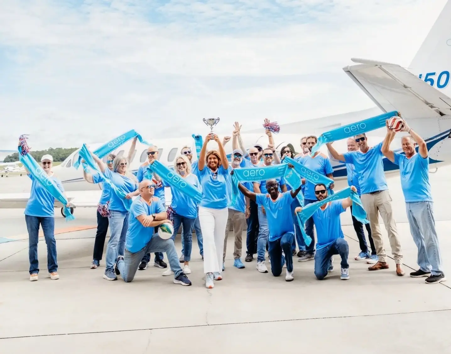 The Aero Air Charter team
